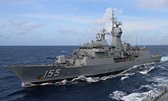 HMAS Ballarat South China Sea Op Okra DPRK
